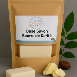 Smelt en Giet Shea Butter Zeepbasis zonder SLS ( 400 gr)